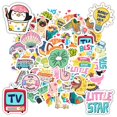 thumbnail image 6 of 35pcs-70pcs Cute Animal Stickers Space Children Stickers Cartoon Kids Stickers for Phone Laptop Guitar, 6 of 9