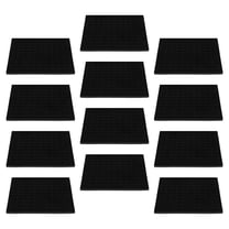 BESTYASH 12Pcs Black Velvet Jewelry Tray Liners Soft Sponge Inserts for Jewelry Organizer and Display