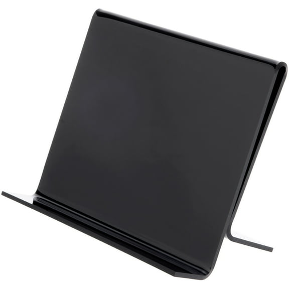 Plymor Black Acrylic Single CD Case Display Easel, 6" W x 3" D x 4.5" H
