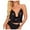 Black, variant on Fashionable Women's Sequined Tube Crop Top Sling Tie Strapless Casual Wear Black L