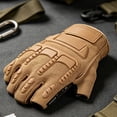 thumbnail image 5 of Ceisia Men Half Finger Cycling Gloves Shock Absorbing Padded Adjustable Wrist Strap Breathable Non Slip Sport Protective Gear For Biking Driving Workout Gift, 5 of 5