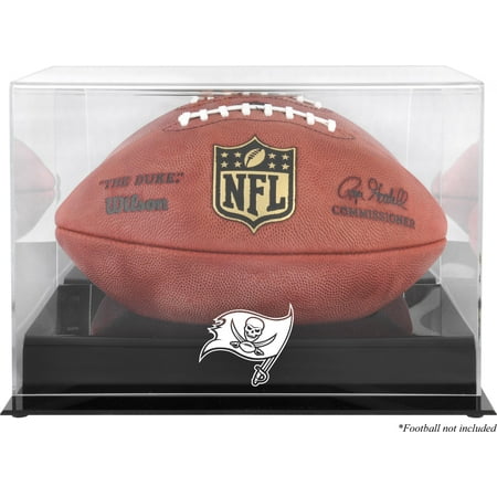 Tampa Bay Buccaneers Black Base Football Display Case