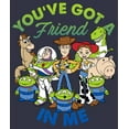 thumbnail image 2 of Women's Toy Story Friend in Me Scene  Graphic Tee Navy Blue Medium, 2 of 5
