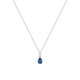 thumbnail image 2 of Elli by Julie & Grace Women 18" Blue Sapphire Pendant Necklace 925 Silver, 2 of 5