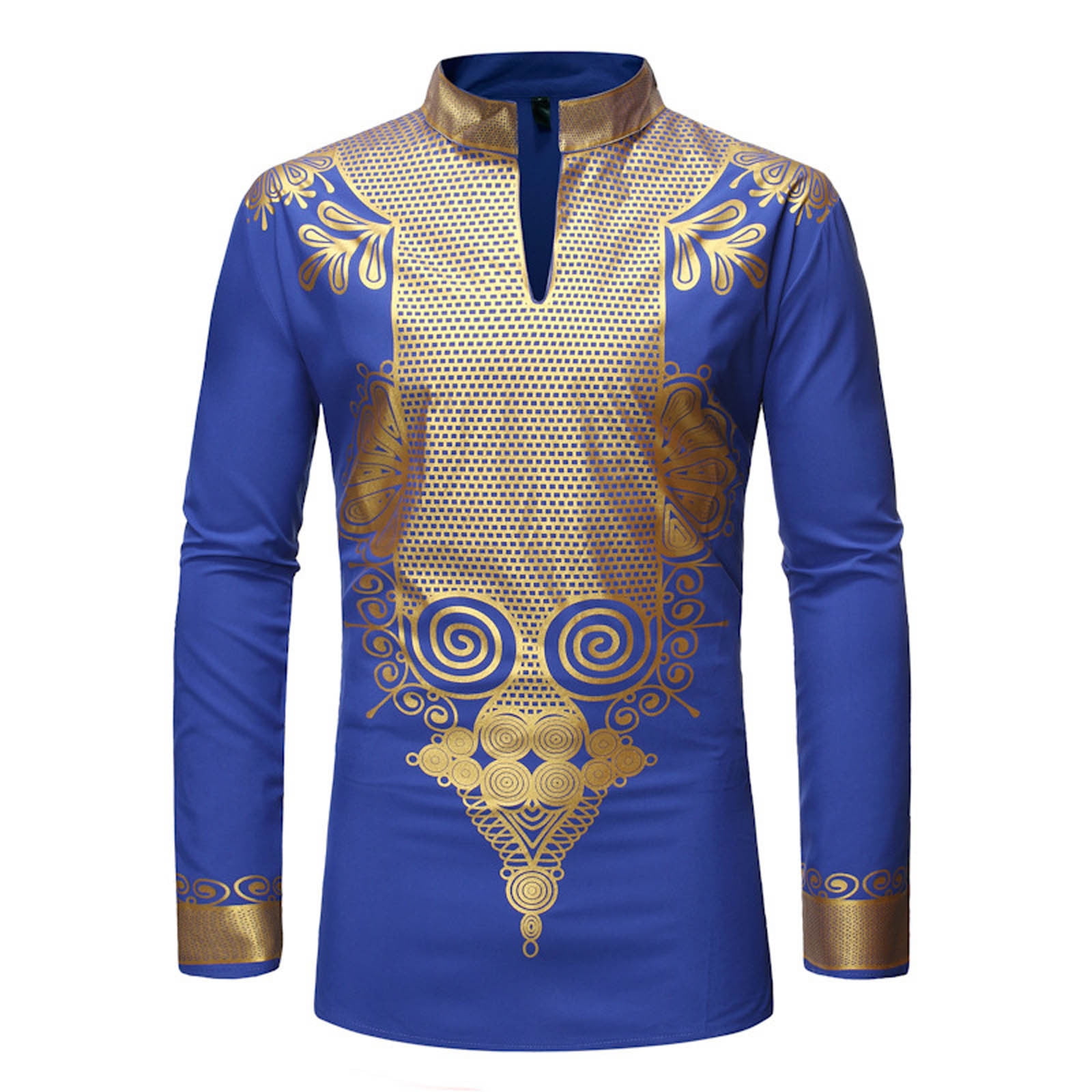African long sleeve shirt top