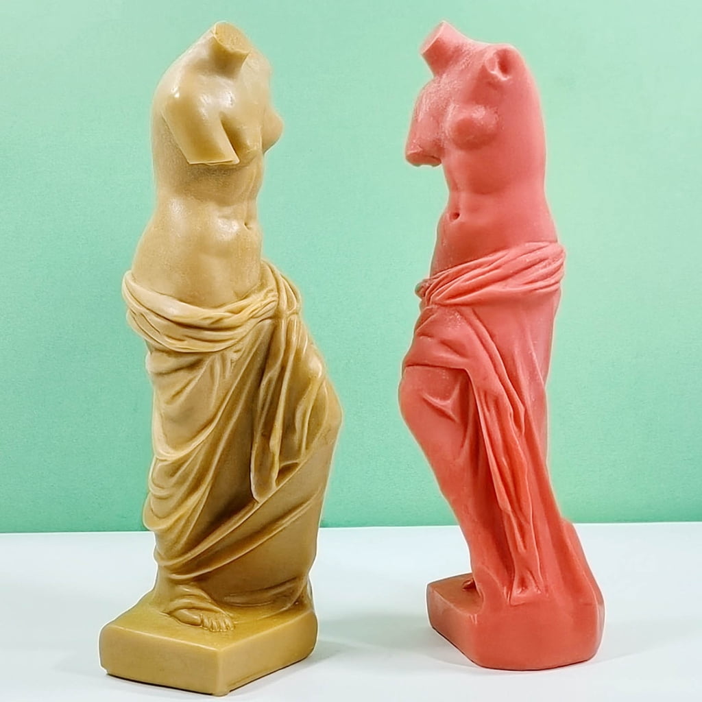 lanema 3D Art Human Candle Mold Venus Portrait Candle Silicone Mold DIY Craft Making Gypsum Resin Soap Plaster Mould Home Decor