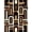 Black Beige Brown, Pattern 3, variant on ODIKA Alfombras Minimalist Para Tonal Featuring Subtle Repeating Motifs for Dining Room, Large Office, Lounge, Non-Slip Chair-Friendly