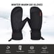 thumbnail image 5 of Mitones de esquí Guantes cálidos de invierno a prueba de viento resistentes al agua guantes de nieve BOODUN Mitones de esquí, 5 of 7