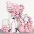 thumbnail image 5 of Kit de arco de globos A Archloon de 156 piezas, rosa y blanco, látex, 5 of 5