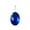Blue, variant on Wooowa Christmas & Valentine's Day Gem Ornaments, Sparkling Plastic Pendants for Xmas Tree Branches & Festive Decor
