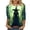 Green21, variant on Cloaraye Halloween Tshirts Women, 3/4 Length Sleeve Womens Tops, Fashion Print Crew Neck Halloween Shirts