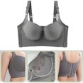 thumbnail image 2 of Guardurnaity Sujetador de mujer Sujetador inalámbrico Ropa interior cómoda Bralette Lencería fajas Gris 42/95CDE, 2 of 6