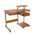 thumbnail image 2 of Complete Computer Workstation Desk, Woodgrain, 2 of 9