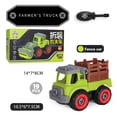 thumbnail image 4 of Combination Car Toy Set Disassembly And Assembly Farmer Car With Screwdriver, 4 of 9