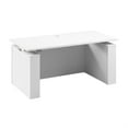 thumbnail image 1 of Stratus 60W Standing Desk with Modesty Panel in White - Engineered Wood, 1 of 8