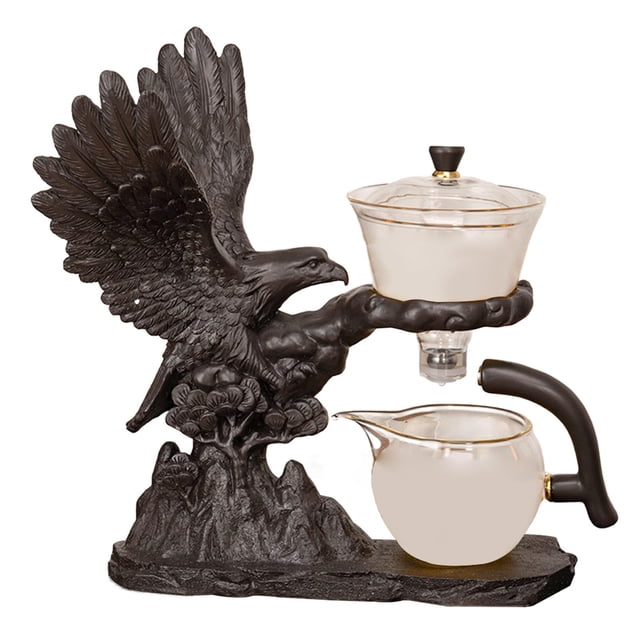 Siruishop Automatic Glass Teapot Suit Tea Kettle for Housewarming Dining Room Tea Club