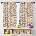 thumbnail image 5 of Blackout Kids Curtains,Beige and Brown Of Leopard Print Childrens Insulated Curtains Set Of 2,Bedroom Essentials,Toddler Room Decor 42"x54", 5 of 5