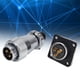 thumbnail image 1 of Conector Hembra Macho De Aviación De 3 Pines, Conector De Aviación Multinúcleo AC 500V WS20 Resistente Al Agua Para Computadora Para Poste, 1 of 7