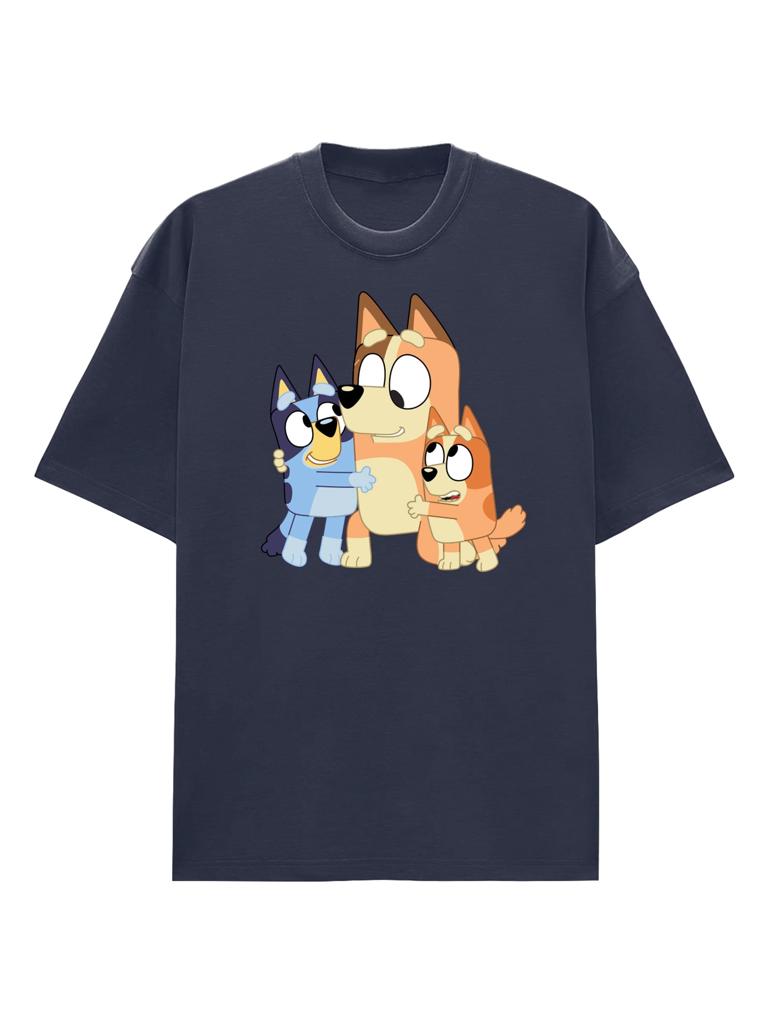 Bluey, Men's & Big Men's Graphic Tee, Hugs, Sizes S-3XL