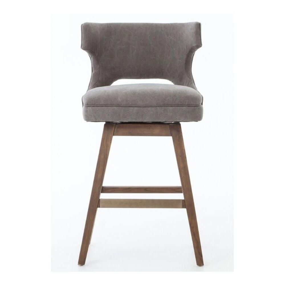 Tabouret de travail de couleur grise - Lot de 2