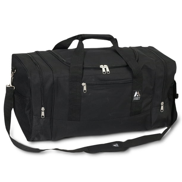 Everest Unisex Sporty Gear Duffel Bag Black
