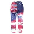 thumbnail image 5 of LIBRCLO Independence Day Womens Capris Pants Printed Loose Wide Leg Pants Summer Comfortable Fashion Trousers, 5 of 5