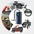 thumbnail image 3 of Tire Inflator Portable Air Compressor Air Pump for Car Tires Fast 1500 mAh Bike Tire Pump Air Pump for Car Tires/Motorcycle Tires/Bicycle Tires/Balls, 3 of 11