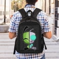 thumbnail image 3 of Invader Zim Backpacks Casual Daypacks Student Book Bag Printing Satchel Rucksack Lightweight Schoolbag, 3 of 8