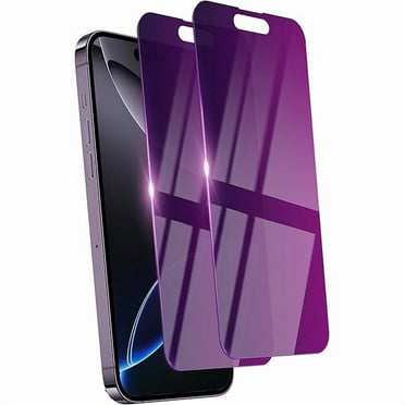 2 Pack Privacy Screen Protector for iPhone 16 Pro Max Tempered Glass 6.9inch Private Saver Anti-Spy Eye Protection Anti-Scratch Full Coverage