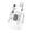 White, variant on 1.00 dollar items Wireless Earbuds, Bluetooth Headphones 5.4, 80Hr Playtime Ear Buds with Hooks for Sports, Noise Canceling, LED Display, IPX7 Waterproof Earphones for Workout Running