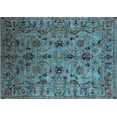 thumbnail image 1 of Ahgly Company Indoor Rectangle Oriental Light Blue Industrial Area Rugs, 2' x 4', 1 of 4