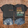 thumbnail image 2 of LYXSSBYX Mama Shirts for Women Short Sleeve Women's Letter Printed Double-Sided Printing Short Sleeved Casual Loose Top Short Sleeved Round Neck Top/shirt, 2 of 3