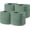 Green, variant on HBlife Set of 4 Storage Cubes-13 X 13 X 13 In, Cotton Rope Basket with Handles,Brown