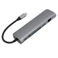 thumbnail image 2 of Adaptador Multipuerto USB C Hub 9 En 1, USB C Hub Lectura De Tarjetas De Alta Velocidad Puerto De Red RJ45 Lector De Tarjetas Interfaz Multimedia HD Para Teléfono Celular ANGGREK Fotografía, 2 of 8