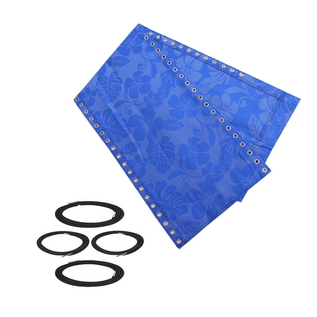 Inteprter Tela de repuesto para silla de cabestrillo con cuerdas, funda protectora ligera, Protector Universal para exteriores, Patio, Camping Juegos de muebles de jardín Azul Inteprter HA065374-01