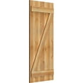 thumbnail image 2 of 21 1/2"W X 50"H Timbercraft Four 5 3/8" Boards Joined Board-N-Batten Shutters W/Z-Bar, Rough Sawn Western Red Cedar (Per Pair), 2 of 13