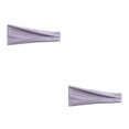 thumbnail image 2 of Gomas Elásticas Para El Cabello Soidarity Alta elasticidad Absorción del sudor 10 morado claro 1 2Conjunto, 2 of 6
