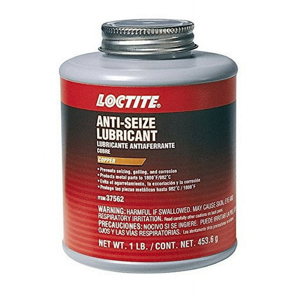 Loctite 500995 37562 Copper Anti-Seize Lubricant, 1-Pound Brushtop