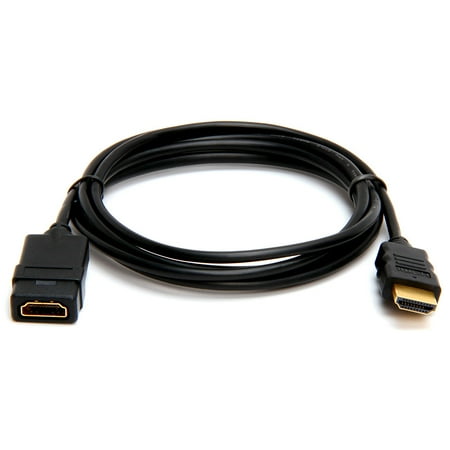 Extender Desktop - Cmple - HDMI Extension Cable Male to Female Support 3D 4K x 2K Resolution HDMI Cable Extender with Ethernet - 6 Feet