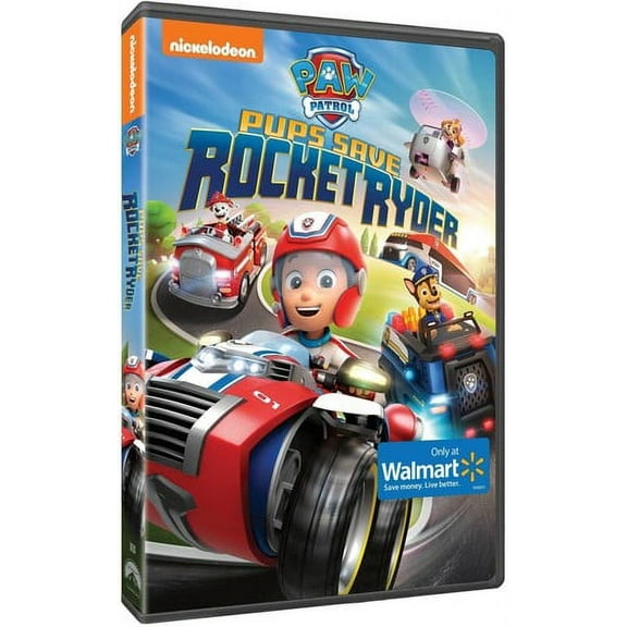 Paw Patrol: Pups Save Rocket Ryder (Walmart Exclusive) (DVD) (Walmart Exclusive), Paramount, Kids & Family