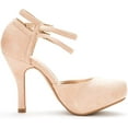 thumbnail image 2 of Dream Pairs Women's Classy Mary Jane Double Ankle Strap Almond Toe High Heel Dress Shoes Office-02, 2 of 3