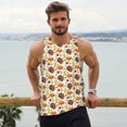 thumbnail image 6 of Salouo Thanksgiving Turkey for Men's Tank Tops,Sleeveless Muscle Shirts for Men Quick Dry Workout Tank Top Gym Muscle Tee Fitness Bodybuilding Sleeveless T Shirt-4X-Large, 6 of 7