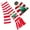 A, variant on Mikilon Christmas Decorations Christmas Hat LED Light Knitted Cap Scarf Set Winter Warm Xmas Headdress Neckerchief Kits for Kids & Adults A