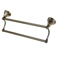 thumbnail image 2 of Kingston Brass Metropolitan 24" Dual Towel Bar, 2 of 5