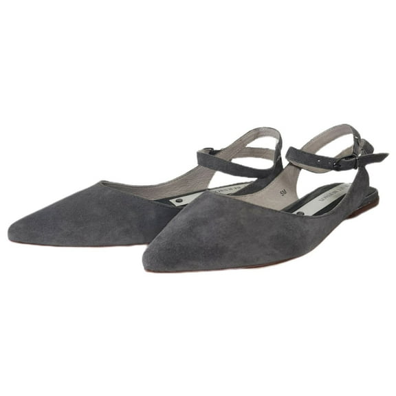 MATT BERNSON Women's Slate Suede Zola Sandals, Grey, 5