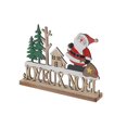 thumbnail image 1 of Wooden Joyeux Noel With Santa Stand, 1 of 3