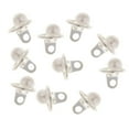 thumbnail image 3 of veasfak 10 Pcs Boutons Ronds en Plastique Perle pour Couture Robe de Mariée 10mm, 3 of 9
