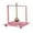 Pink, variant on Wrought Iron Paper Towel Stand with Crystal Ball Design, Metal Tissue Holder for Hotel Countertop, Home, and Office Use, Decorative Organizer for Efficient Paper Towel Dispensing