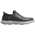 thumbnail image 4 of Skechers Garza Gervin Mens Slip on Hands Free Shoes Leather Upper Air Cooled Memory Foam Support, 4 of 7