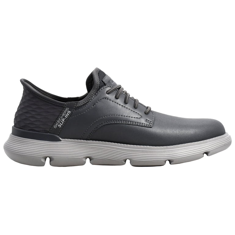 Skechers Garza Gervin Mens Slip on Hands Free Shoes Leather  display picture 1